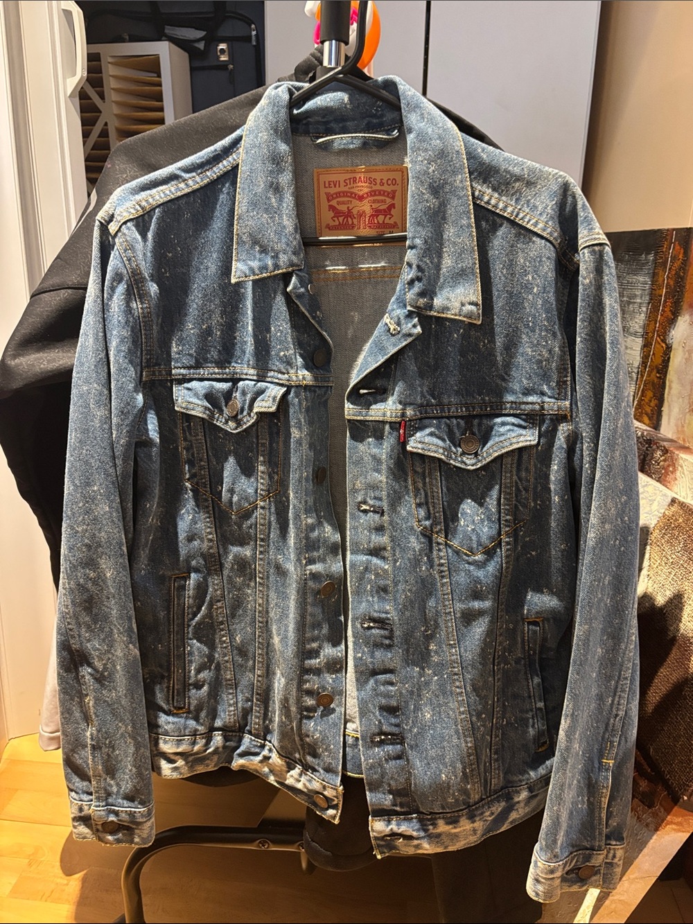 Levi's Distressed Blue Denim Jacket